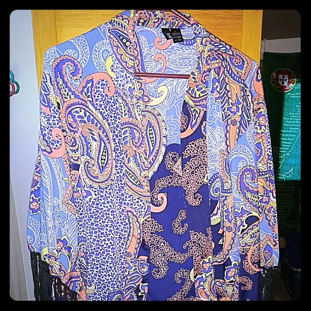 Silk coverup.
